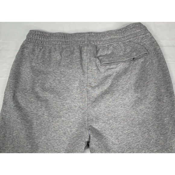 GymShark Crest Joggers Men's Size Large Sweatpants Gray Tapered Fit Drawstring - Picture 3 of 14